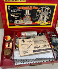 Erector A.C. Gilbert Erector set No. 8 1/2 antique vintage building set UNTESTED