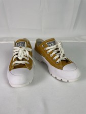 Size 7 - Converse Chuck Taylor All Star Low Seasonal Lugged - Saffron Yellow