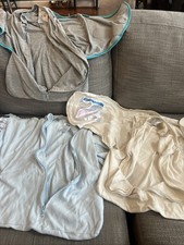 Newborn 0-3 Halo Sleep Sack Swaddles Lot Baby Infant Wearable Lot Of 3 Bundle