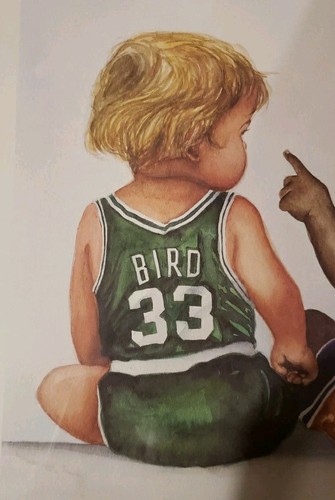 RARO! Impresión "Letts Play" Kenneth Gatewood Magic Johnson Larry Bird enmarcada firmada - Imagen 3 de 6