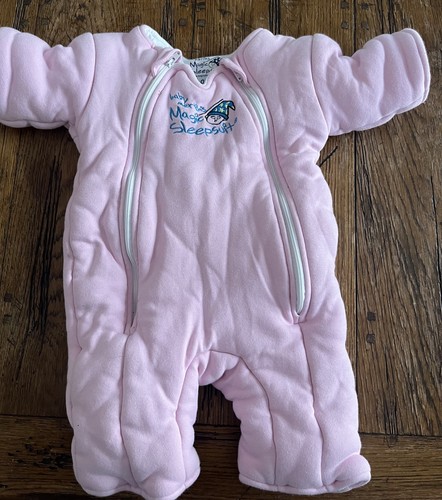 Baby Merlin’s Magic Sleepsuit Girl Pink Size Large 6-9 Months 18-21 Lbs