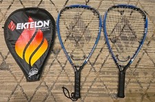 2x Ektelon Invader TI Racquetball Racquet F3 Stability 925 Power Lever and Case