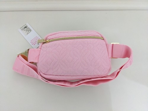 NWT! Lilly Pulitzer Jeanie Quilted Belt Bag In Conch Shell Pink Butterfly Quilt - Picture 10 of 15