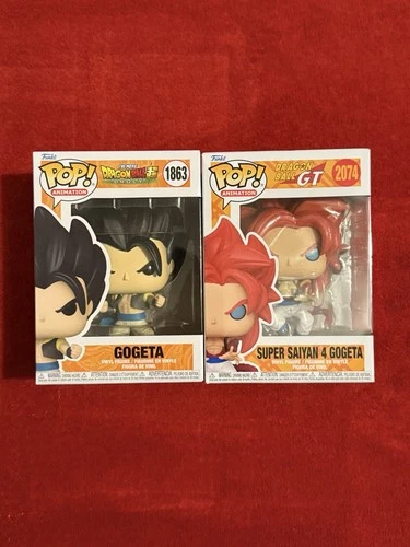 Funko Pop Animación Dragon Ball Gogeta #1863 SS4 Gogeta #2074 Paquete