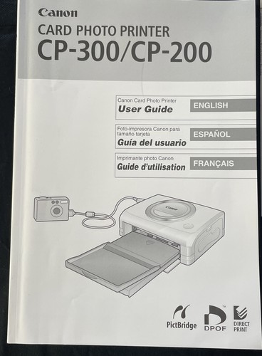 Canon Card Photo Printer CP-200 Compact 4x6 in Color Printer | WORKS | FREE S&H - Picture 7 of 9