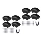  2 Count Floor Protectors for Furniture Legs Hairpin Chair Covers Floors
