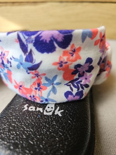 Sanuk Yoga Mat Classic Sling Sandals Ella Floral Size 8 NWOT - Picture 7 of 8