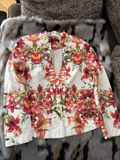 APANAGE COLLECTION Damen Jacke Gr. 44 Blumenm...