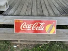 Coca-Cola Sign Vintage Advertising Orginal. 1948