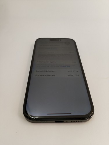 Apple iPhone 15 128Go Noir Black Juillet 2024 Garantie Écran Neuf Batterie 89% - Photo 5 sur 16