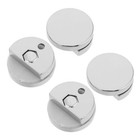  4pcs Zinklegierung Glashalter Klammern Montage Hardware
