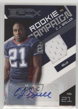 2010 Panini Epix Rookie Campaign Materials Signatures /100 CJ Spiller Auto RC