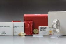 "Mint w/ Box" Omega Constellation Cal.1532 Date Silver Quartz Men's Watch JAPAN