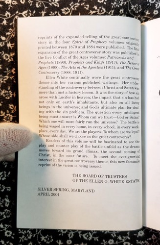 Spiritual Gifts Vol. I, Ellen G. White 2001 Facsimile Reproduction, PB, SDA - Imagen 7 de 12