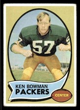 1970 Topps Ken Bowman #79 - Green Bay Packers