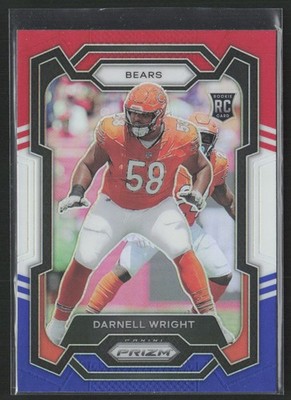2023 Panini Prizm #313 Darnell Wright Red White and Blue