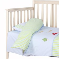 Baby Crib Bedding Set 2-Piece   100 Cotton Poplin Toddler Crib Duvet Cover S...