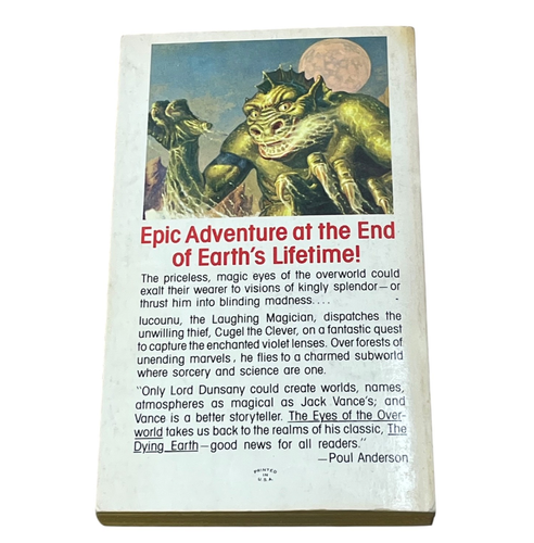 Jack Vance The Eyes of The Overworld 1977 Kangaroo Pocket Book 80904 - Picture 2 of 7