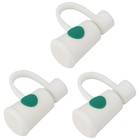 3pcs staubdichten Strohabdeckung Trinkstrohdeckel entzückender Trinkstopfen