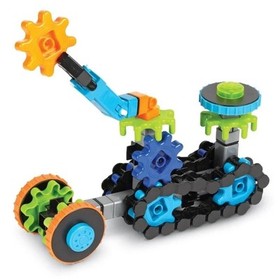STEM Building Set 108 Pieces Gears Treadmobiles Engineering Toy for Kids