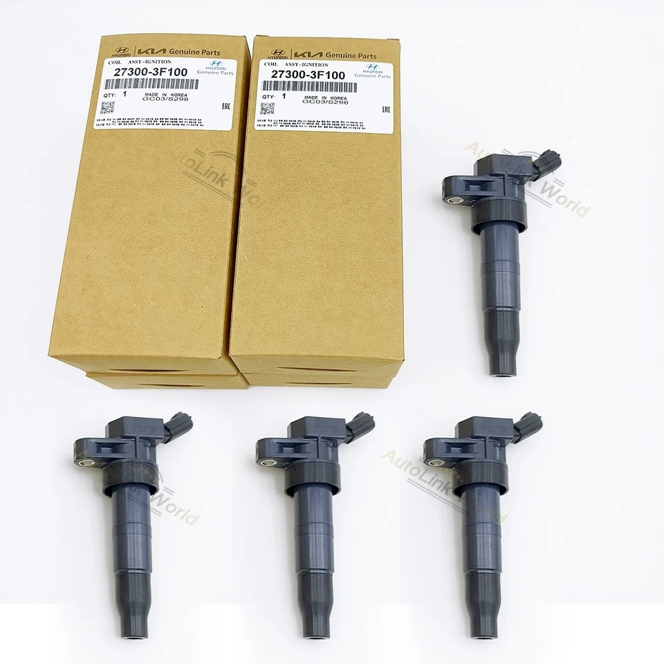 OEM 4PCS Ignition Coil for Hyundai Sonata Tucson Kia Optima Forte 27300-3F100 Foto 3 de 4