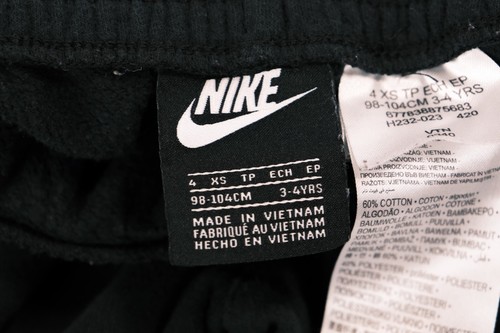 Pantalones deportivos Nike para niños en negro talla 4 XS - Imagen 5 de 5