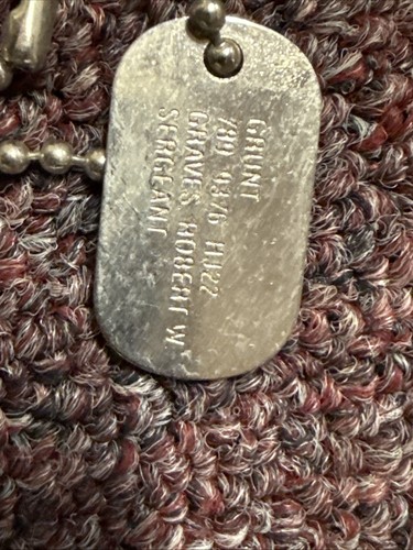 Action man GI Joe dog tags GRUNT, 12 INCH FIGURE - Picture 2 of 4