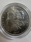 1890 P  Morgan Silver Dollar BU - 90% Silver- Shipped In Plastic Holder