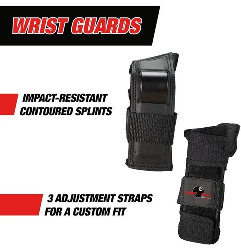 Eight Ball Multi-Sport Protective Knee, Elbow, and Wrist Guards Age 8+ - New - Picture 5 of 6