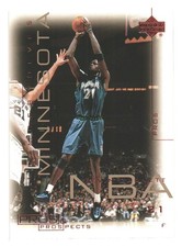 2000-01 Upper Deck Pros & Prospects NBA Minnesota Timberwolves Kevin Garnett