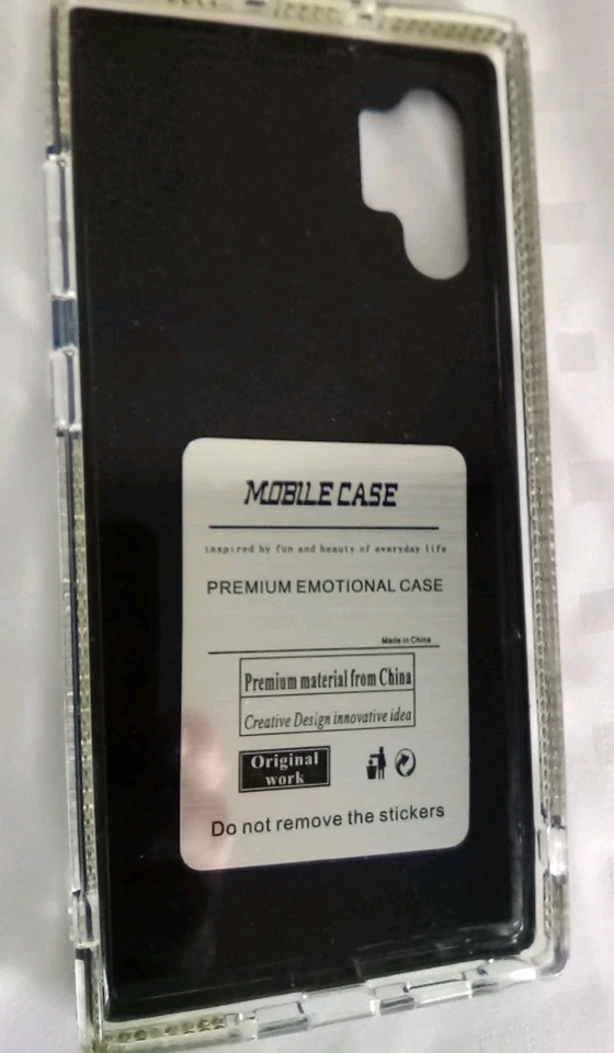 适用于三星 Galaxy Note 10/Note 10 Pro Diamonds Matrix 绿色手机壳 — 第 2/3 张图片