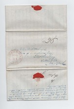 1841 Florida Territory Stampless LONG LETTER, Yellow Fever, Steamboat Sinks Etc!