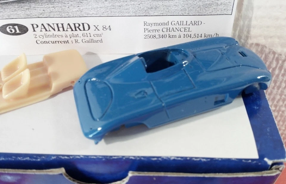 1-43 Monopole Panhard X84 Le Mans 1950 #52 resin kit prepainted ALM 001a - Immagine 3 di 4