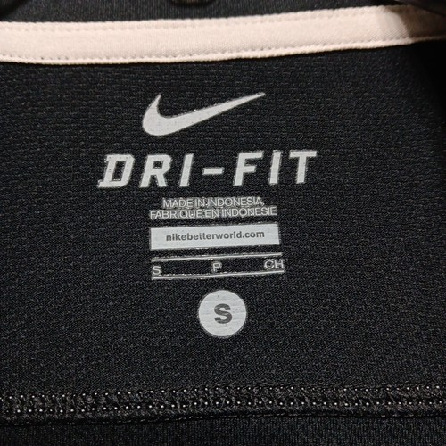 Nike Dri Fit 1/2 Zip Pullover Men's Small Black Golf Performance 361048-018 - Picture 7 of 11