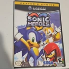SEGA Sonic Heroes Nintendo GameCube Player's Choice Multiplayer Manual Included