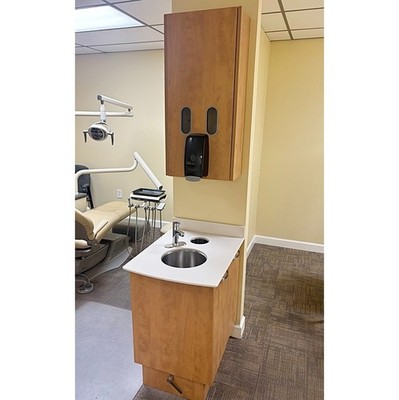 MCC Center Island Dental Room Divider Cabinet *Excellent Used Condition