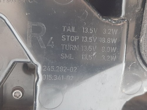 TESLA Model 3 Long Range Awd 2021 Rear Tail Light Right Side 150208700D - Picture 4 of 9