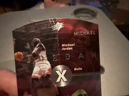 Holograma troquelado #6 Bulls 1998-99 Upper Deck SPx Michael Jordan lámina de plata - Imagen 6 de 6