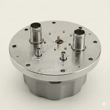 ASA-4 Multi-Feedthrough Instrumentation Flange (Dual 10-Pin, BNC & High-Current)