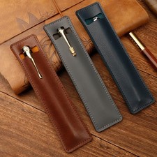 3PCS Pocket Protectors for Pens Leather Pen Pouch Sleeve Fountain Pen Holder