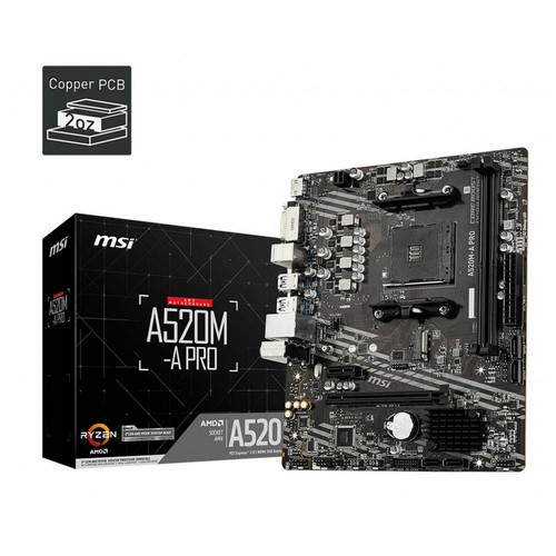 Scheda Madre MSI 7C96-001R AMD A520 AMD AM4