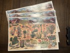 Vintage Vinyl Placemats 1-Arizona 2-Sedona 3 Total 17”x12”