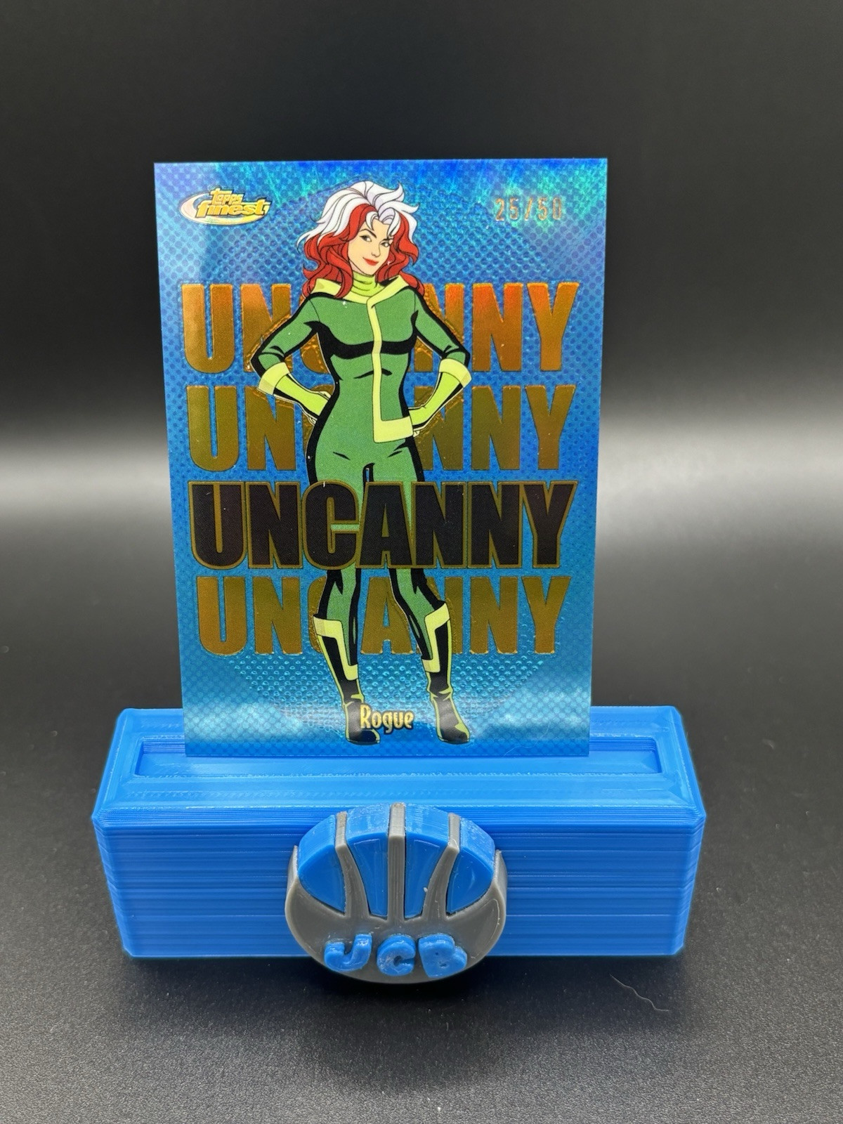 2025 Topps Finest X-Men 97 Rogue #93 Uncanny SSP Gold Refractor /50