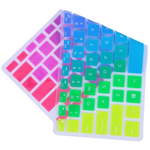 1pc Dust-proof Silicone Keyboard Cover Compatible for Dell 137000 7370 - Afbeelding 2 van 12