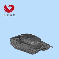 3D Printed 1/72/87/144 German Leopard 2A4 Main Battle Tank Unpainted Model Kit
