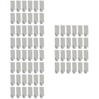 72 Stück Klebstoffhaken Wandbehanghaken Edelstahlhalter Hafter Kleiderbügel