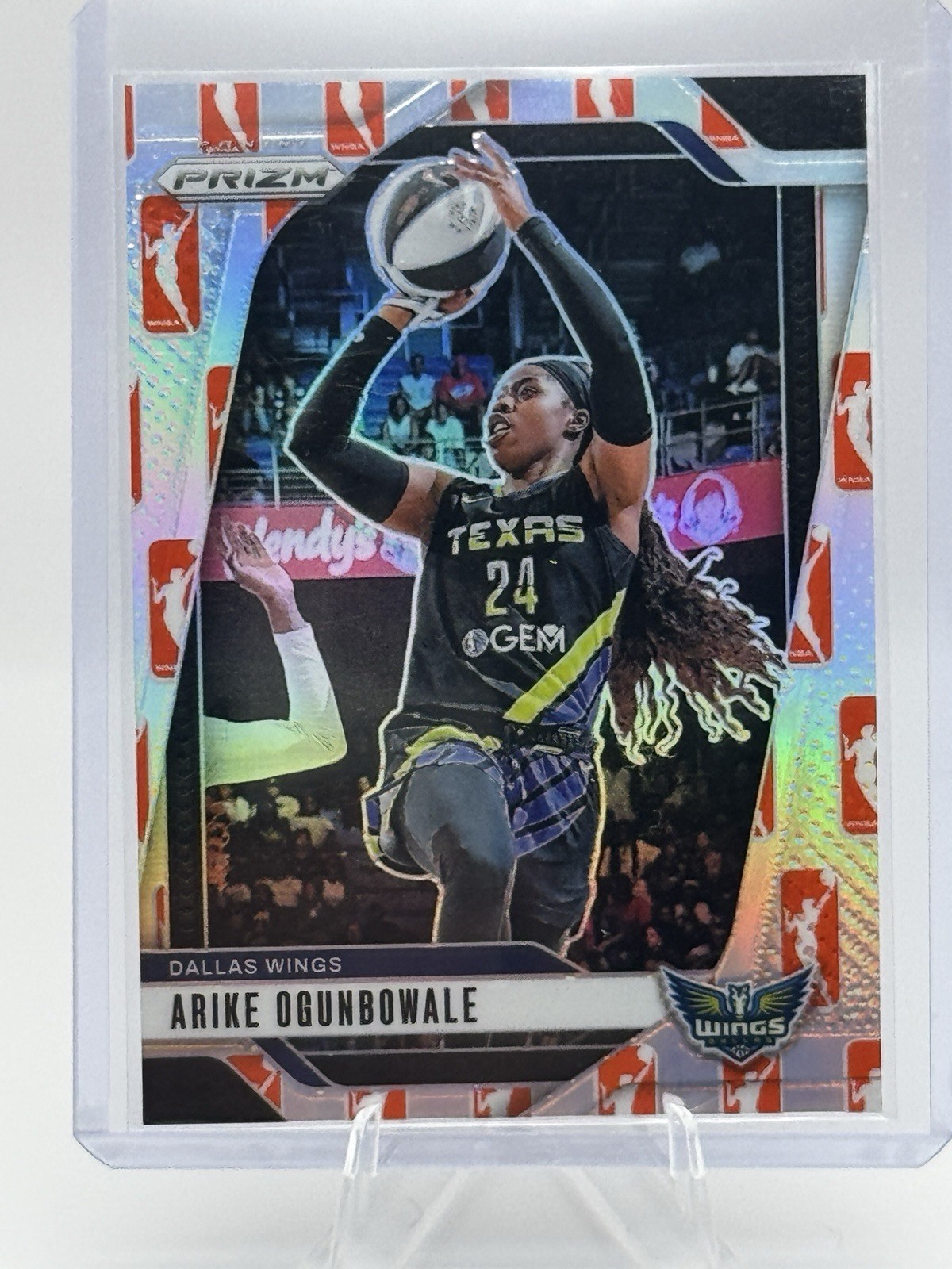 2024 Panini Prizm WNBA - Arike Ogunbowale #28 WNBA Logo Prizm
