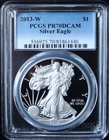 2013-W 1oz Silver American Eagle Dollar - PCGS PR 70 DCAM