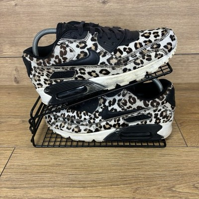 Nike Schuhe Unisex Gr. UK 6 Air Max 90 Animal Pack Snow Leopard Pony Hair Selten