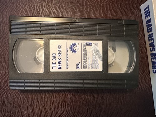 LOOK! Rare "The Bad News Bears" VHS 1976, 1988 Walter Matthau Tatum O'Neal - Picture 4 of 5